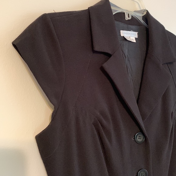 London Times Black Dress size 8 - Picture 5 of 7